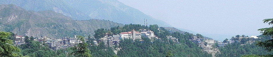  McLeodganj from a distance.