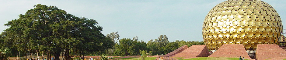 Matrimandir in Auroville.