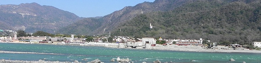 Rishikesh riverfront.