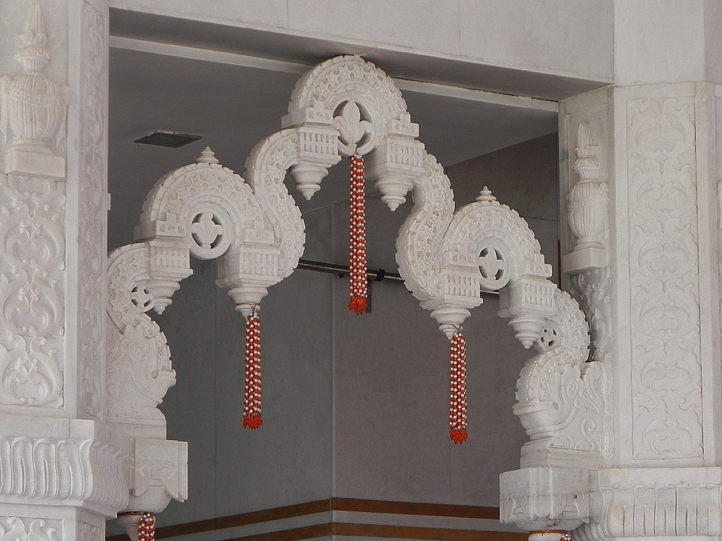 Detail of the temple interior.
