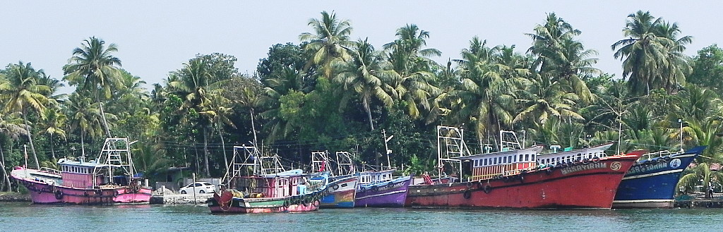 inland waterway at Amritapuri.