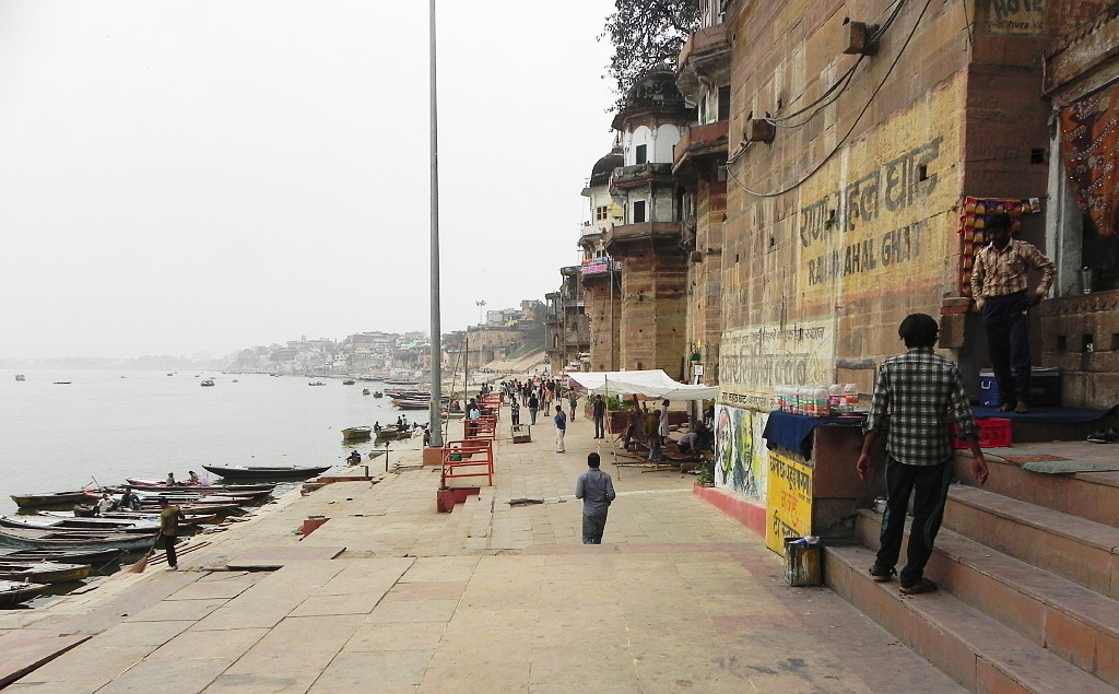 Ghat view in Varanasi.