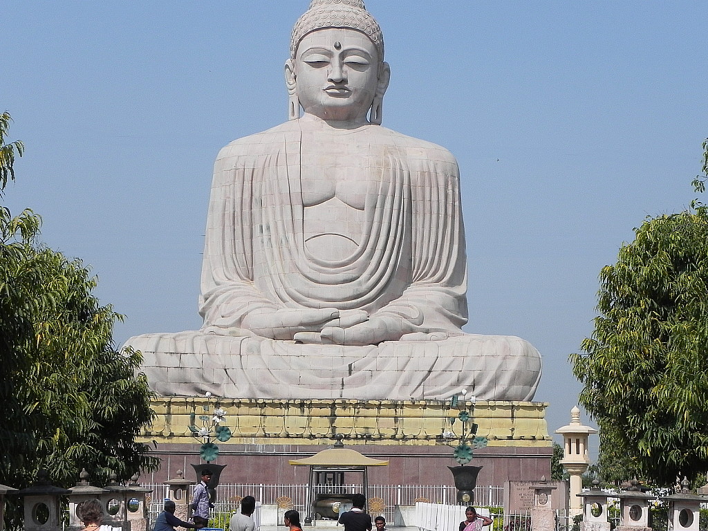 Buddha in Bodhgaya.