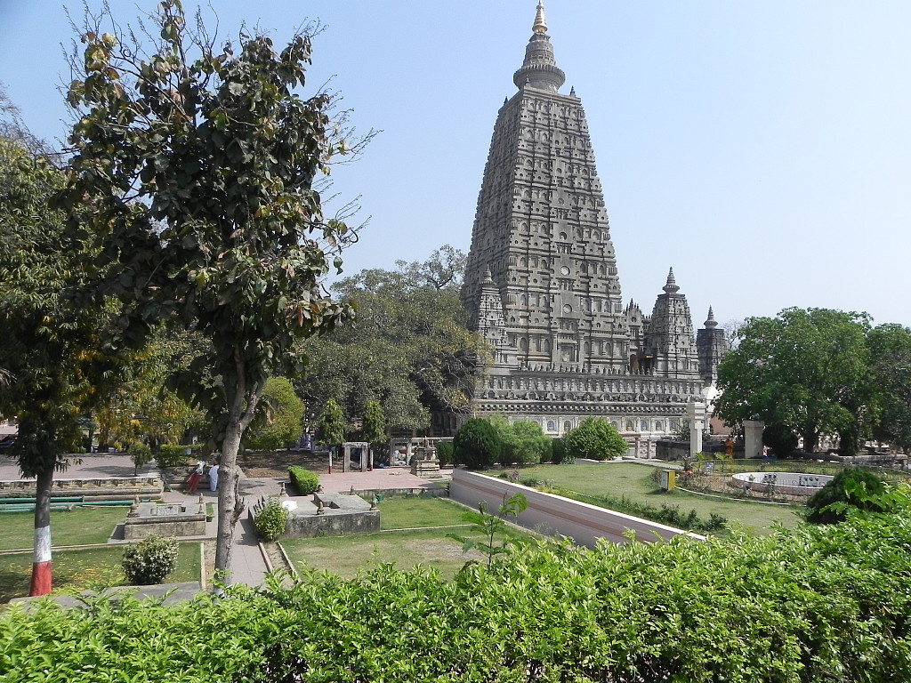 Bodhgaya enlightenment temple.