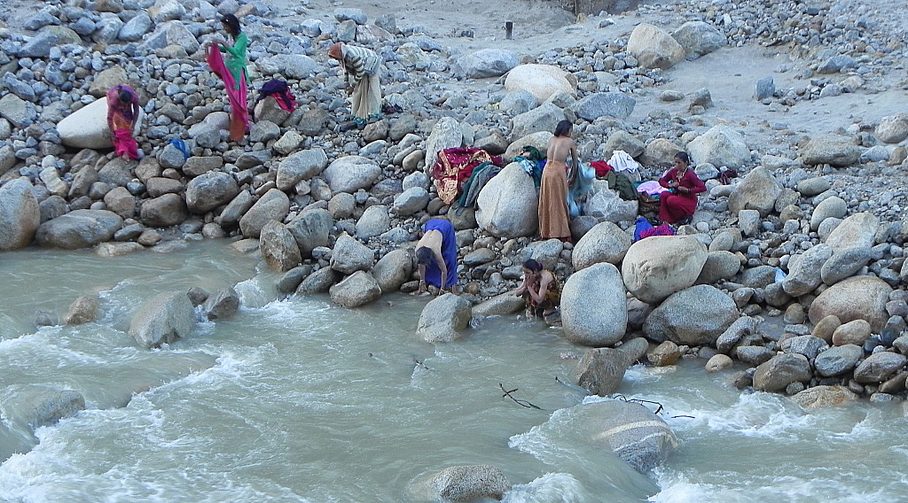 Womens bathing ghat.