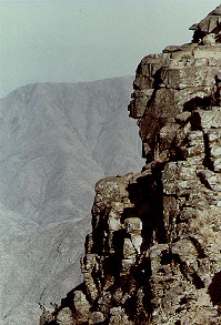 An Asmara, Eritrea cliff